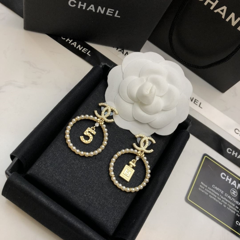 Ch*el earrings